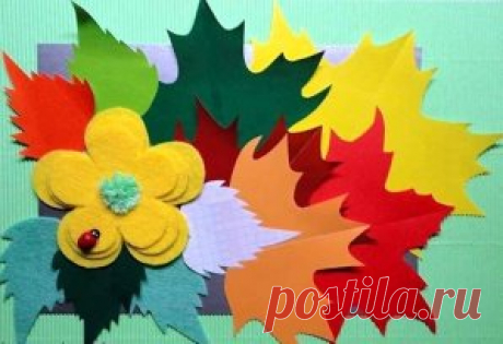 Объемные аппликации из цветной бумаги.
Мастерим с детьми