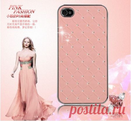 Роскошная романтичная задняя крышка со стразами для iPhone 4 4S, портативный корпус для iPhone 4, принадлежащий категории Сумки и чехлы для телефонов и относящийся к Телефоны и телекоммуникации на сайте AliExpress.com | Alibaba Group