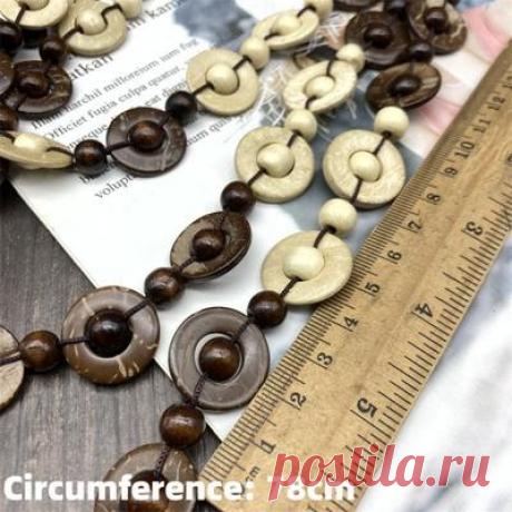 Купить Винтажный многослойный цветной нагрудник, бусины, деревянное ожерелье, кулон, ожерелье, этнические таможенные украшения на шею | Joom