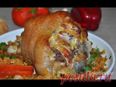 Очень вкусная свиная рулька - рецепт