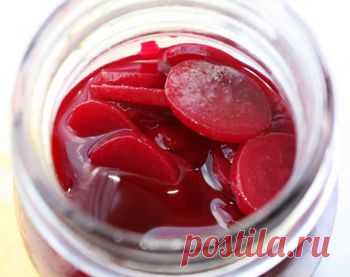 Рецепт консервированной свеклы - Овощи на зиму . 1001 ЕДА вкусные рецепты с фото!