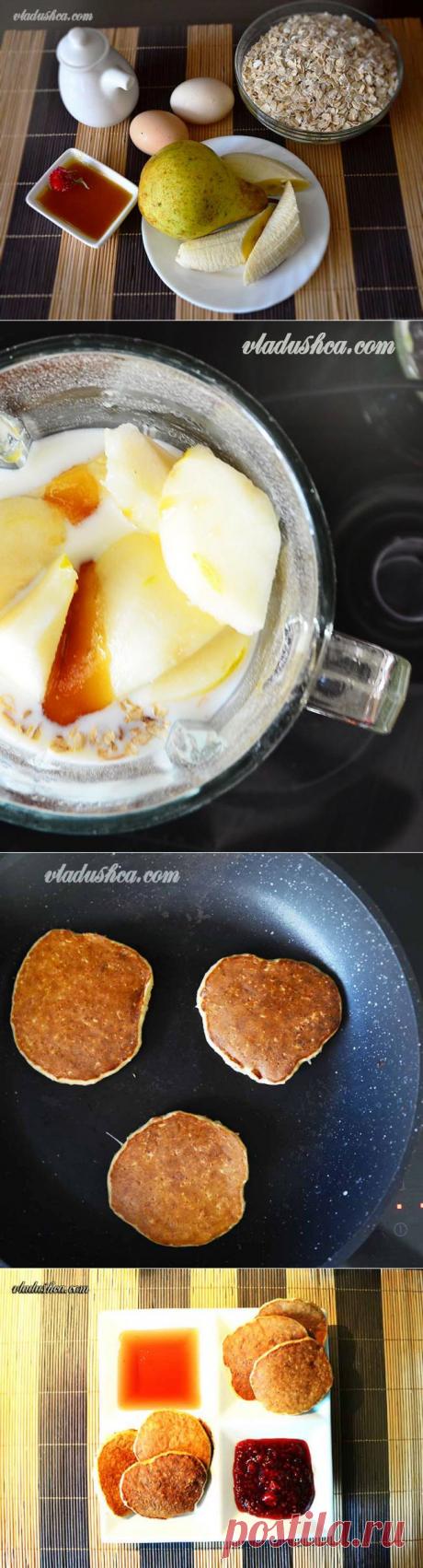 Диетические овсяные оладьи из хлопьев, сладкие, без сахара, фото рецепт | Блог Владлены Юдиной