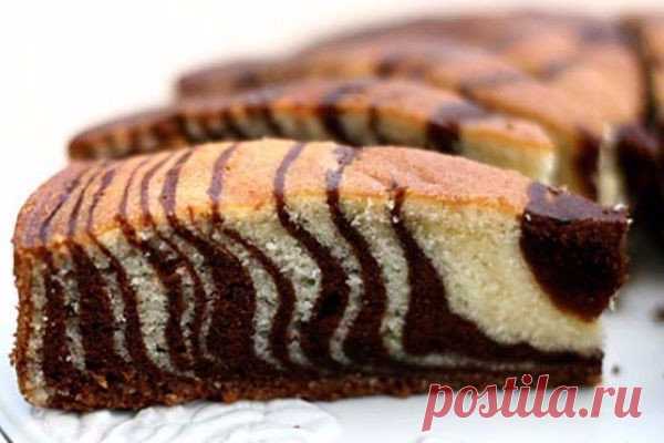 Знаменитый пирог «Зебра»