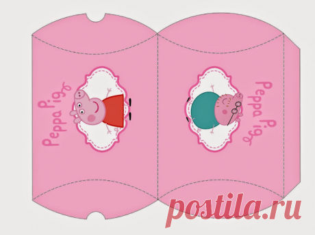 Peppa Pig y su Familia: Cajas Almohada para Imprimir Gratis. | Ideas y material gratis para fiestas y celebraciones Oh My Fiesta!