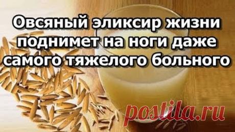 Овсяный эликсир жизни поднимет на ноги даже самого тяжелого больного
