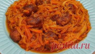 Как вкусно потушить капусту с мясом, чтобы все были в восторге