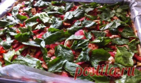 Рецепт: Вегетарианская пицца с грибами и сыром | Первый Вегетарианский