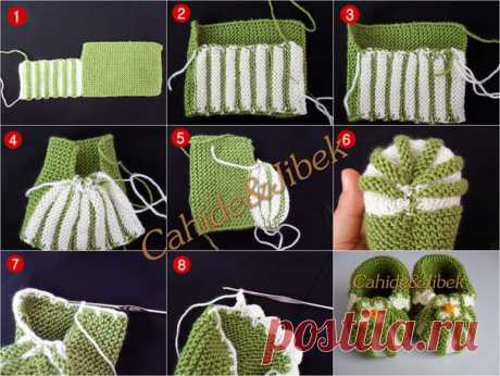 Пинетки зефирки
#пинетки@knittinglove