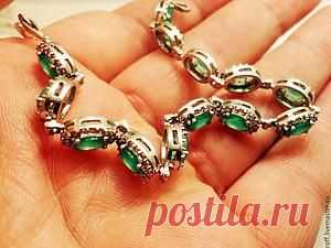 Аукцион на Серебряный браслет 925 пробы хризолит сваровски Мечта - Ярмарка Мастеров - ручная работа, handmade