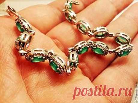 Аукцион на Серебряный браслет 925 пробы хризолит сваровски Мечта - Ярмарка Мастеров - ручная работа, handmade