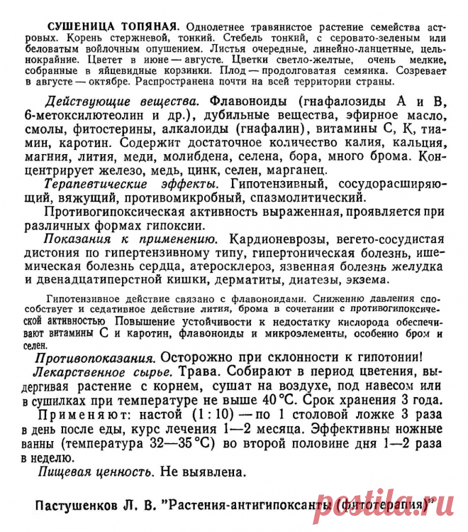 Сушеница топяная