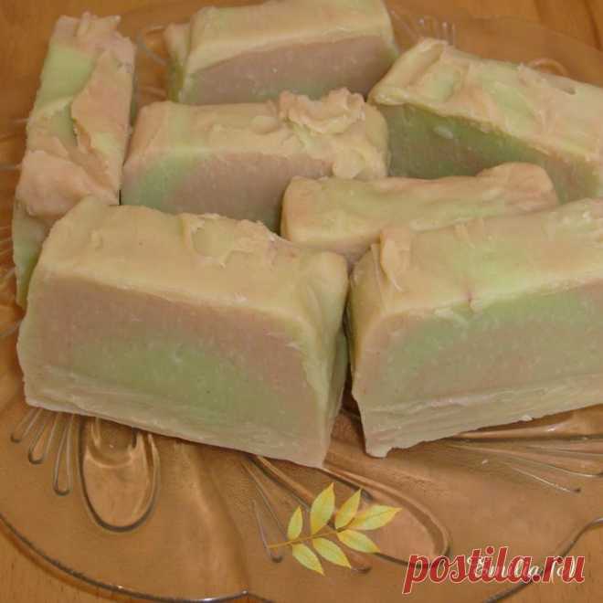 Натуральное мыло с нуля «Дыня и эвкалипт»