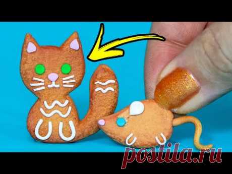 ПРЯНИЧНЫЙ КОТ и ПРЯНИЧНАЯ КРЫСКА ! ЛЕПКА В ПРЯМОМ ЭФИРЕ! Анна Оськина