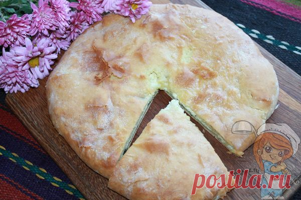 Осетинский пирог на кефире без дрожжей и без мяса