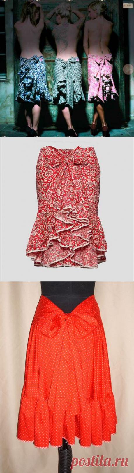 Как сшить юбку с турнюром Пошагово в картинках