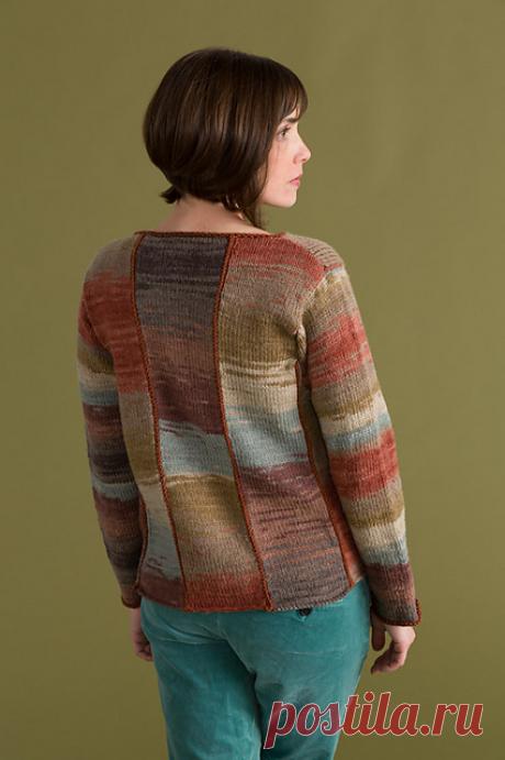 Ravelry: Sandy Panel Pullover pattern by Classic Elite