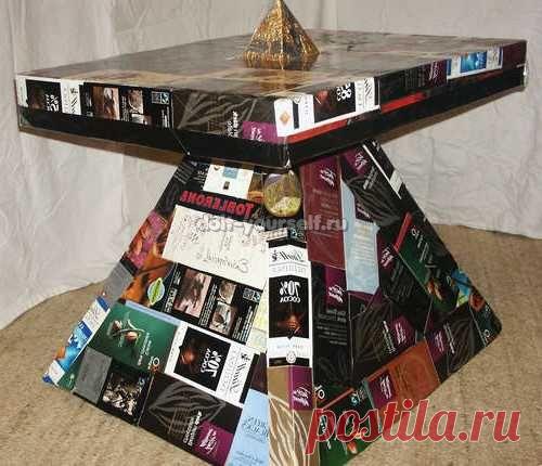 Мебель из картона мастер класс — делаем кофейный столик