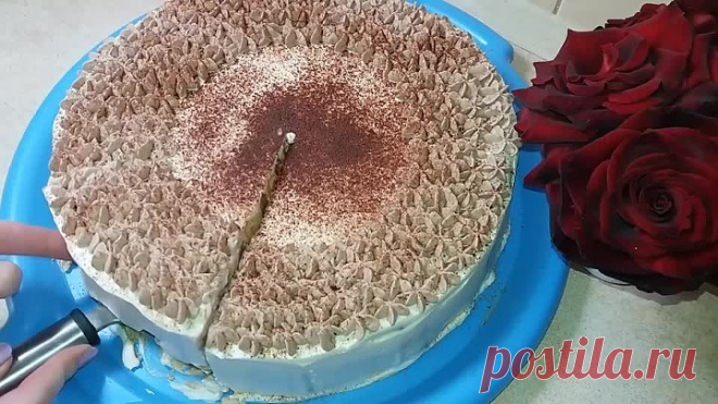 Торт всего за 5 минут и БЕЗ Выпечки. Очень вкусный торт на Скорую Руку
