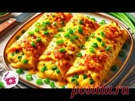 Мой муж хочет это каждый день!👍😋 Просто СМЕШАЙТЕ картофель и 2 яйца! Научила рецепту всех друзей