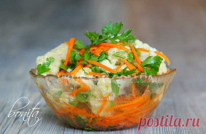 Цветная капуста по-корейски - Простые рецепты Овкусе.ру