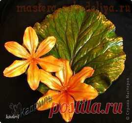 Мастера рукоделия - рукоделие для дома. Бесплатные мастер-классы, фото и видео уроки - Мастер-класс: Гипсовые отливки по лилиям