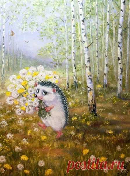 Ёжики Ирины Глущенко
