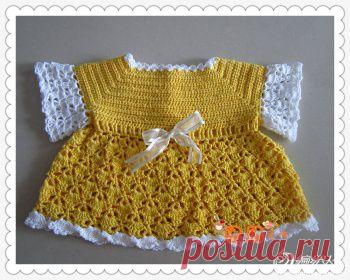 мода вязание крючком для детей: вязание крючком платье для маленького ребенка | сделать ручной работы, вязание крючком, ремесла