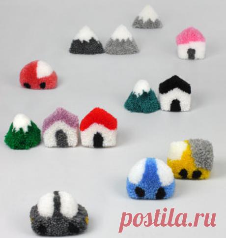 Что подарить девочке на 8 марта. Игрушки из помпонов. | ИГРУШКИ СВОИМИ РУКАМИ