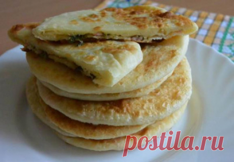 Лепешки с начинкой - Несладкая выпечка
