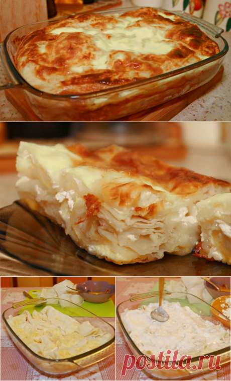 Ленивая баница по-болгарски: готовится быстро, а результат всегда радует!