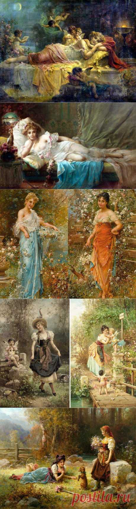 Hans Zatzka (Ханс Зацка, 1859-1945, Austrian) \2\