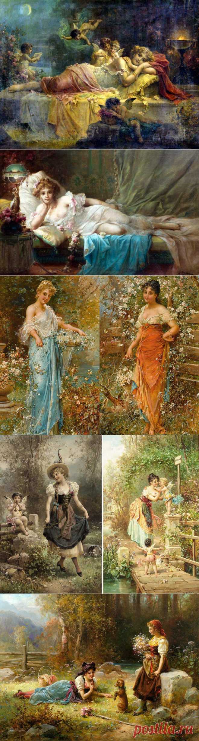 Hans Zatzka (Ханс Зацка, 1859-1945, Austrian) \2\