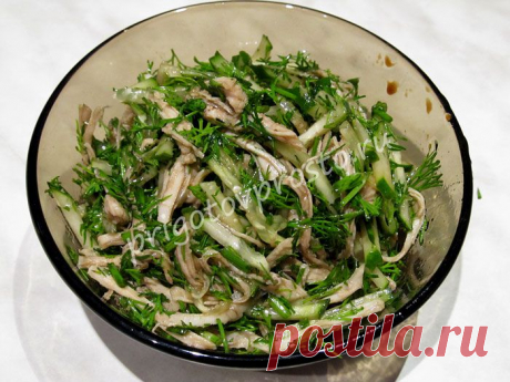 Вкусный салат с куриной грудкой &quot;Не мудрствуя лукаво!&quot; - необычный, с азиатской ноткой..