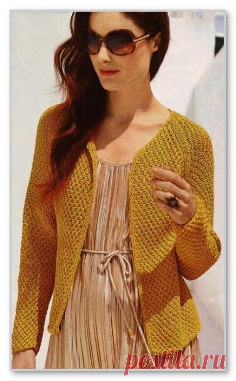 Желтый жакет.