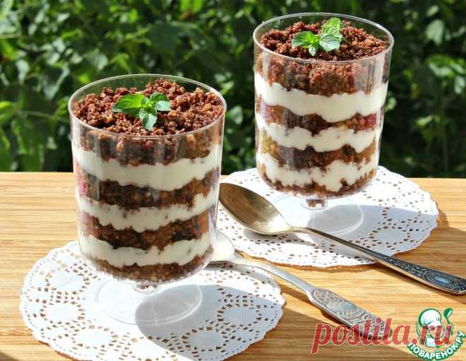 Порционный медовик без выпечки – кулинарный рецепт