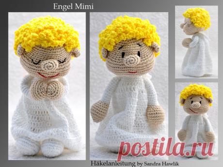 Вязание крючком - вязание крючком ангел Mimi- PDF / Электронная книга - дизайнер кусок Stofflaus-и-Haekelgetier на DaWanda