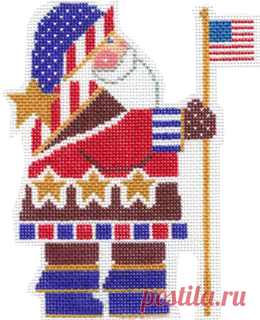 Papá Noel y patines - Shelly Tribbey Designs