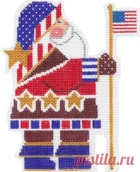 Papá Noel y patines - Shelly Tribbey Designs