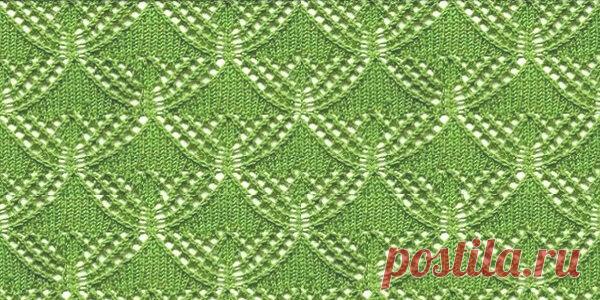 Ажурные узоры спицами | 
