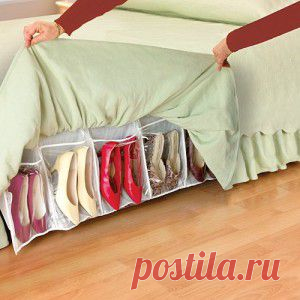 Хранение в маленькой спальне: трюки и идеи