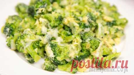 Рецепт Брокколи на сковороде за 10 минут - вкусный и быстрый ужин