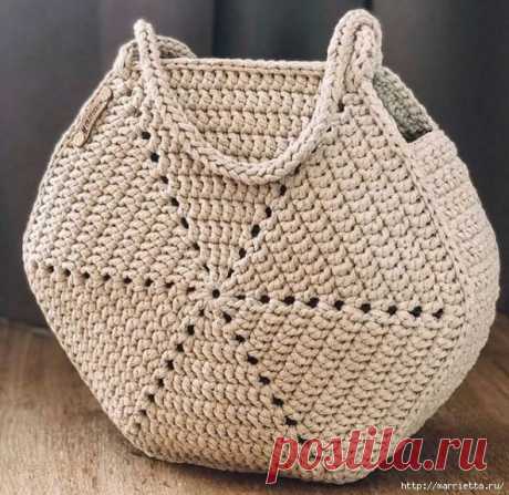 Летняя сумочка крючком. Схема вязания — HandMade