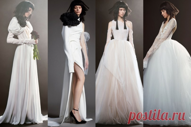 Коллекция свадебных платьев Vera Wang Spring/Summer 2018 года Знаменитый дизайнер Vera Wang уже приготовила новую коллекцию оригинальных свадебных платьев, которая является достаточно современной. Невесты, что уже сег