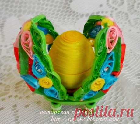 handmade by Rapso: Пасхальные яйца в технике квиллинг