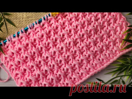 Winter 2025 ~ Blush Harmony: Easy One-Row Tunisian Crochet with Delicate Lacy Loops
