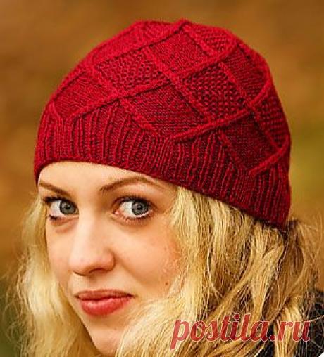 Женские шапки спицами | ВЯЗАНИЕ ШАПОК: женские шапки спицами и крючком, мужские и детские шапки, вязаные сумки
