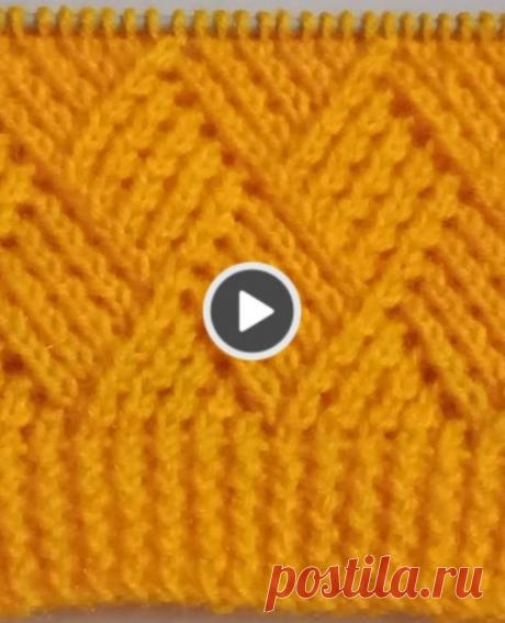 New knitting design pattern