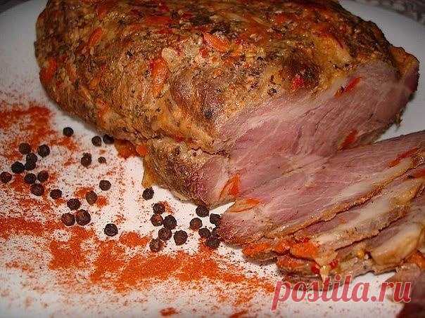 Сочная и ароматная домашняя буженина, запеченная с морковью Пальчики оближешь!