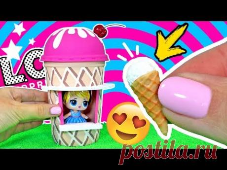 МОРОЖЕНОЕ и КИОСК СЛАДОСТЕЙ для КУКОЛ ЛОЛ, Барби, Монстер Хай Своими руками Диайвай Анна Оськина