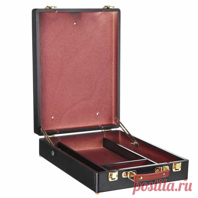 Wooden oil painting box drawing board case black beech wood easel desktop multifunctional art painting easel Sale - Banggood.com